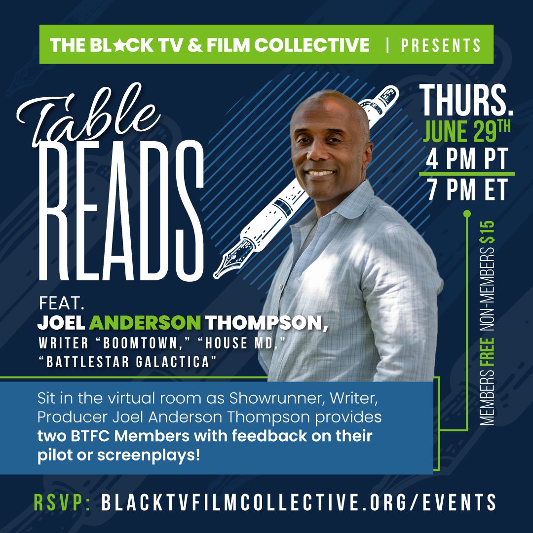 The BTFC presents Table Reads Ft. Joel Anderson Thompson